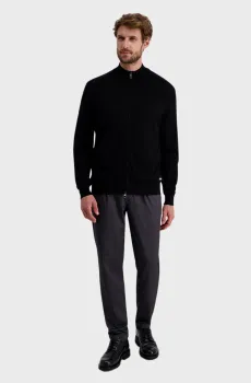 Мужской черный шерстяной кардиган Черный XXL Pierre Cardin PC.-C5 50709.5037