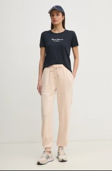 Хлопковая футболка Pepe Jeans MACY