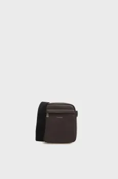 Мужская темно-коричневая сумка RAISED REPORTER Коричневый ONESIZE Calvin Klein LV04D3160G