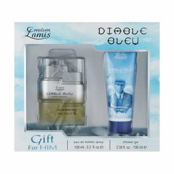 Парфюмированный набор мужской Creation Lamis Diable Bleu Pour Homme (туалетная вода, 100 мл + гель для душа, 100 мл) Парфюмированный набор мужской Creation Lamis Diable Bleu Pour Homme (туалетная вода, 100 мл + гель для душа, 100 мл)