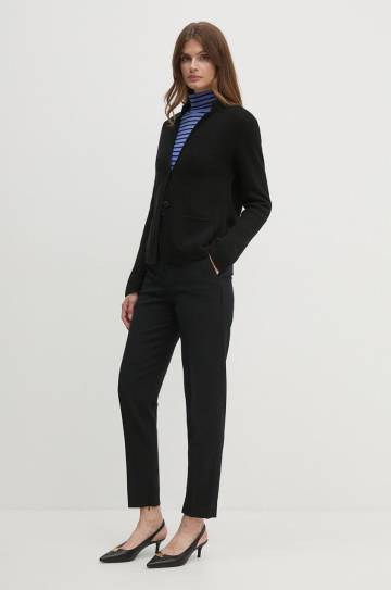 Кардиган с примесью шерсти United Colors of Benetton цвет чёрный 1235D6934 Кардиган с примесью шерсти United Colors of Benetton цвет чёрный 1235D6934