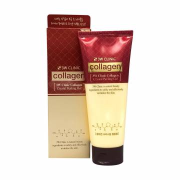 Пилинг-гель для лица 3W Clinic Collagen Crystal Peeling Gel с коллагеном, 180 мл Пилинг-гель для лица 3W Clinic Collagen Crystal Peeling Gel с коллагеном, 180 мл