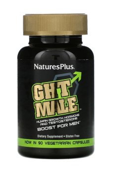 Усилитель тестостерона для мужчин NaturesPlus GHT Male, 90 гелевых капсул