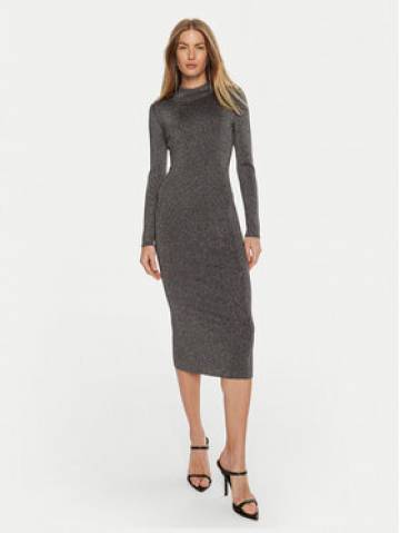 MICHAEL Michael Kors Трикотажна сукня MF482KPAFB Срібний Slim Fit MICHAEL Michael Kors Трикотажна сукня MF482KPAFB Срібний Slim Fit