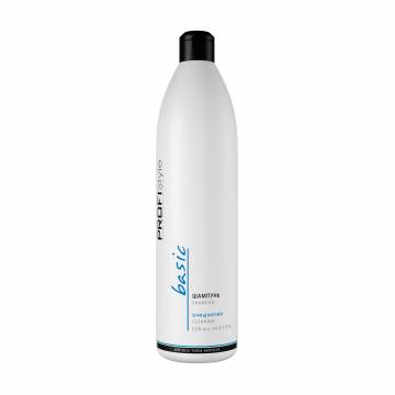 Очищающий шампунь Profi Style Basic Shampoo для всех типов волос, 1 л Очищающий шампунь Profi Style Basic Shampoo для всех типов волос, 1 л