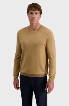 Мужской бежевый шерстяной джемпер Бежевый L Pierre Cardin PC.-C5 50700.5037