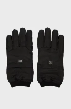 Мужские черные перчатки TECH GLOVES Черный S-M Tommy Hilfiger AM0AM11511