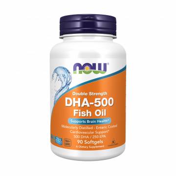 Рыбий жир NOW foods DHA-500, 90 капсул Рыбий жир NOW foods DHA-500, 90 капсул