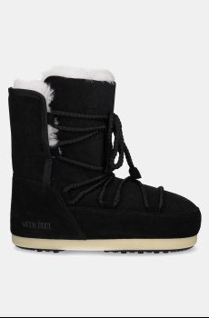 Замшевые сапоги Moon Boot MB EVX BOOT SUEDE / SHEARLING