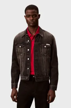 Мужская черная джинсовая куртка CLASSIC Черный XL Calvin Klein Jeans LV04RE765G
