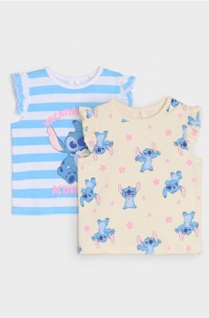 Футболки, 2 шт. Stitch - білий