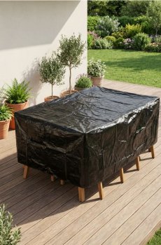 Садовий дощозахисний чохол - чорний