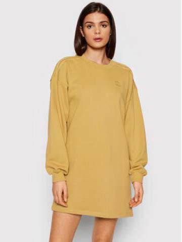 adidas Трикотажна сукня Balloon HE4739 Бежевий Relaxed Fit adidas Трикотажна сукня Balloon HE4739 Бежевий Relaxed Fit