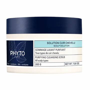 Очищающий скраб для кожи головы Phyto Scalp Solution Purifying Cleansing Scrub, 200 г Очищающий скраб для кожи головы Phyto Scalp Solution Purifying Cleansing Scrub, 200 г