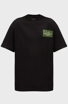 Мужская черная футболка Черный S Replay M6886 .000.2660