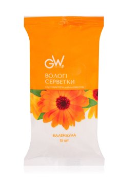 Влажные салфетки Green Way ФітоЛінія с экстрактом календулы, 15 шт