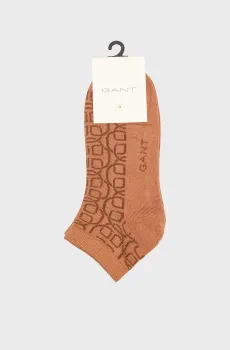 Женские носки (3 пары) MONOGRAM ANKLE SOCKS 3-PACK Разноцветный 36-38 Gant 4960234