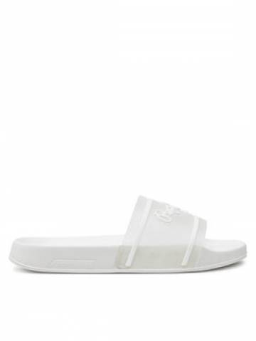 Pepe Jeans Шльопанці Slider Translucent W PLS70147 Білий Pepe Jeans Шльопанці Slider Translucent W PLS70147 Білий