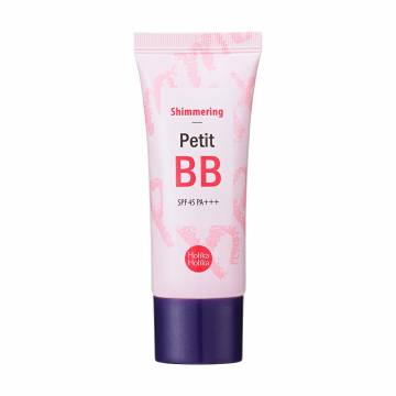 BB-крем с жемчужной пудрой для придания сатинового сияния Holika Holika Shimmering Petit BB Cream SPF 45/PA +++, 30 мл BB-крем с жемчужной пудрой для придания сатинового сияния Holika Holika Shimmering Petit BB Cream SPF 45/PA +++, 30 мл