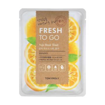 Тканевая маска для лица Tony Moly Fresh To Go Mask Sheet Yuja с цитрусом Юдзу, 25 г Тканевая маска для лица Tony Moly Fresh To Go Mask Sheet Yuja с цитрусом Юдзу, 25 г
