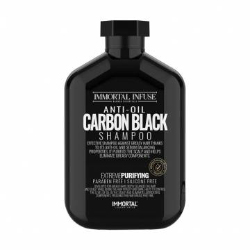 Мужской шампунь Immortal NYC Infuse Anti-Oil Carbon Black Shampoo для жирных волос, 500 мл Мужской шампунь Immortal NYC Infuse Anti-Oil Carbon Black Shampoo для жирных волос, 500 мл