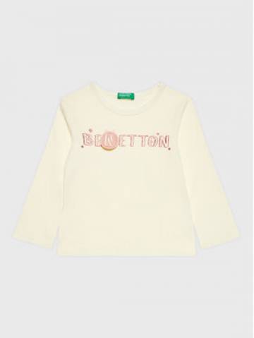 United Colors Of Benetton Блузка 3ATNG105X Écru Regular Fit United Colors Of Benetton Блузка 3ATNG105X Écru Regular Fit