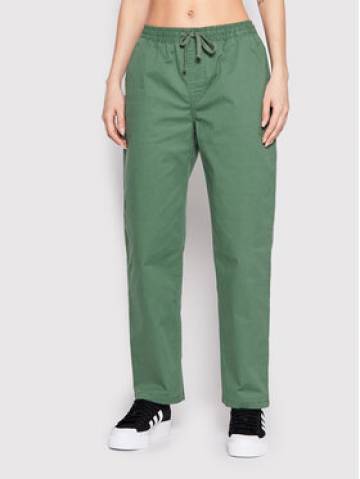 Vans Штани з тканини Range VN0A7RMP Зелений Relaxed Fit Vans Штани з тканини Range VN0A7RMP Зелений Relaxed Fit