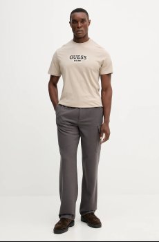 Хлопковая футболка Guess