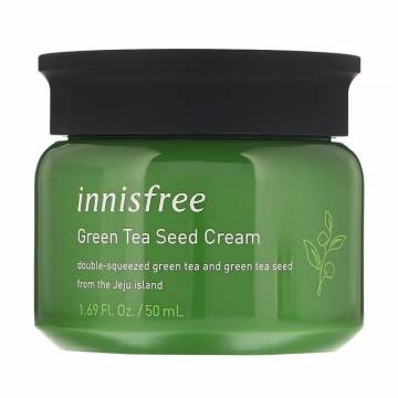 Крем для лица Innisfree The Green Tea Seed Cream с экстрактом семян зеленого чая, 50 мл
