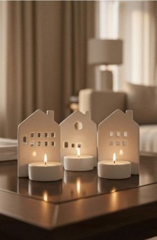 Свічник - білий