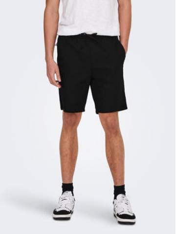 Only & Sons Шорти з тканини 22024967 Чорний Loose Fit Only & Sons Шорти з тканини 22024967 Чорний Loose Fit