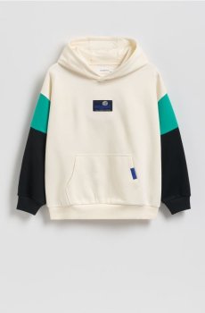 Reserved - Бавовняне худі - кремовий - 949FJ-01X