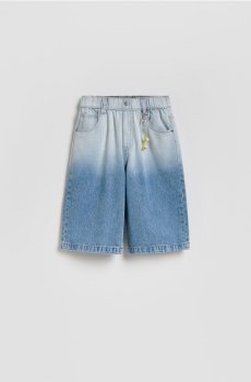 Reserved - Джинсові шорти з брелоком - синій - 738HN-55J