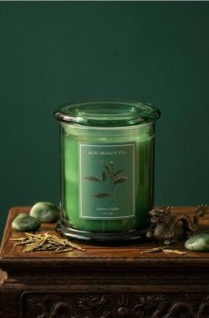 Ароматична свічка Jade Dragon Tea - зелений