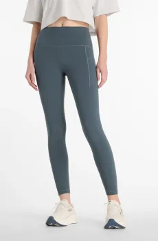 Женские серые тайтсы NB Sleek Pocket High Rise Legging 25" Серый XS New Balance WP51268GT