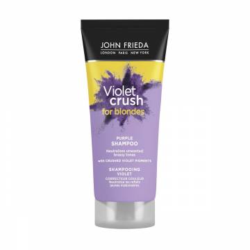 Шампунь John Frieda Violet Crush For Blondes Purple Shampoo для нейтрализации желтизны волос, 75 мл Шампунь John Frieda Violet Crush For Blondes Purple Shampoo для нейтрализации желтизны волос, 75 мл