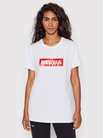 NEBBIA Футболка 592 Білий Regular Fit NEBBIA Футболка 592 Білий Regular Fit