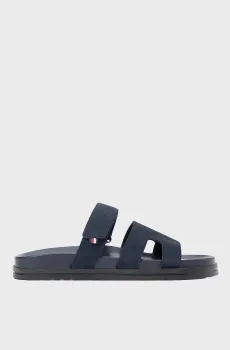 Мужские темно-синие замшевые слайдеры ADJUSTABLE PREMIUM Синий 43 Tommy Hilfiger FM0FM05774