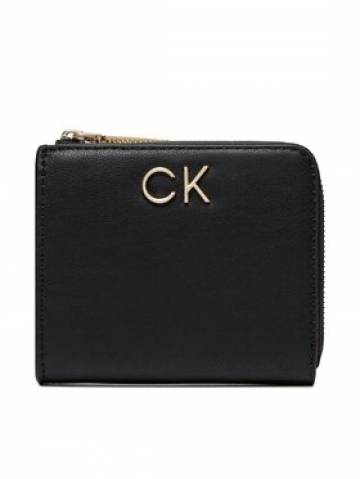 Calvin Klein Мале жіноче портмоне Re-Lock Za Wallet Sm K60K610781 Чорний Calvin Klein Мале жіноче портмоне Re-Lock Za Wallet Sm K60K610781 Чорний