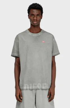 Мужская серая футболка T-NORM-T7 Серый S Diesel A18739 0IKBQ