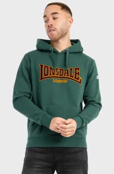Мужское зеленое худи Зеленый M Lonsdale 117030
