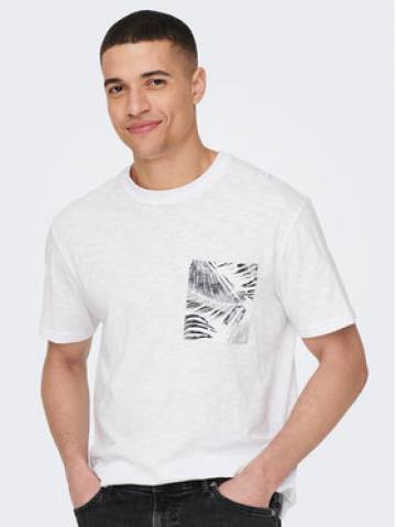 Only & Sons Футболка 22025286 Білий Regular Fit Only & Sons Футболка 22025286 Білий Regular Fit