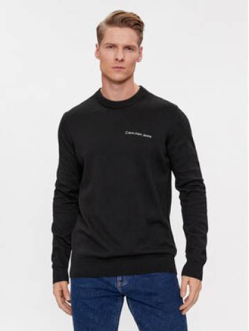 Calvin Klein Jeans Светр Institutional Essential J30J324974 Чорний Regular Fit Calvin Klein Jeans Светр Institutional Essential J30J324974 Чорний Regular Fit