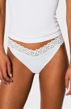 Женские светло-серые трусики-танга WISH Серый S Etam 6524353