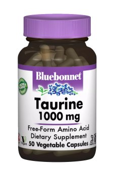 Таурин Bluebonnet Nutrition Taurine 1000 мг, 50 капсул, 50 капсул