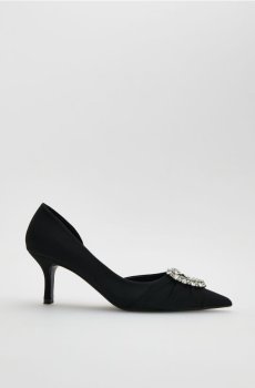 Reserved - Элегантные туфли с аппликацией - чорний - 880FE-99X