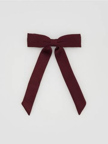 Reserved - Шпилька для волосся «бант» - буряковий - 456FD-83X