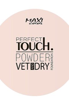 Пудра для лица Maxi Color Perfect Touch Matt Powder 01 Белое дерево, 10 г