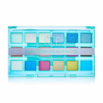 Уценка! Палетка теней для век LCF Silver & Mint Maxi Eyeshadow Palettе, 18 г Уценка! Палетка теней для век LCF Silver & Mint Maxi Eyeshadow Palettе, 18 г
