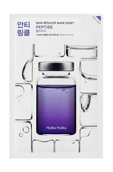 Уценка! Тканевая маска для лица Holika Holika Skin Rescuer Mask Sheet, Peptide, 20 мл